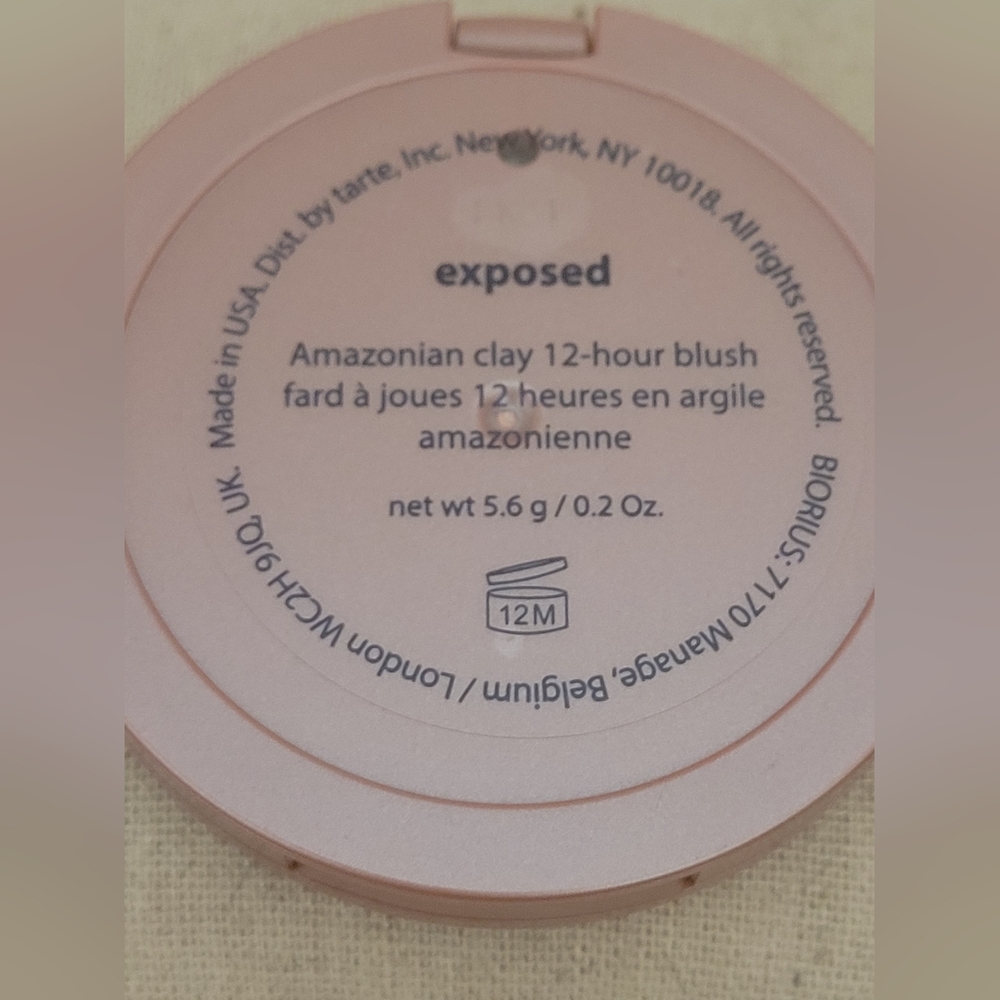 Tarte Amazonian clay Blush "Exposed" - Picture 5 of 8